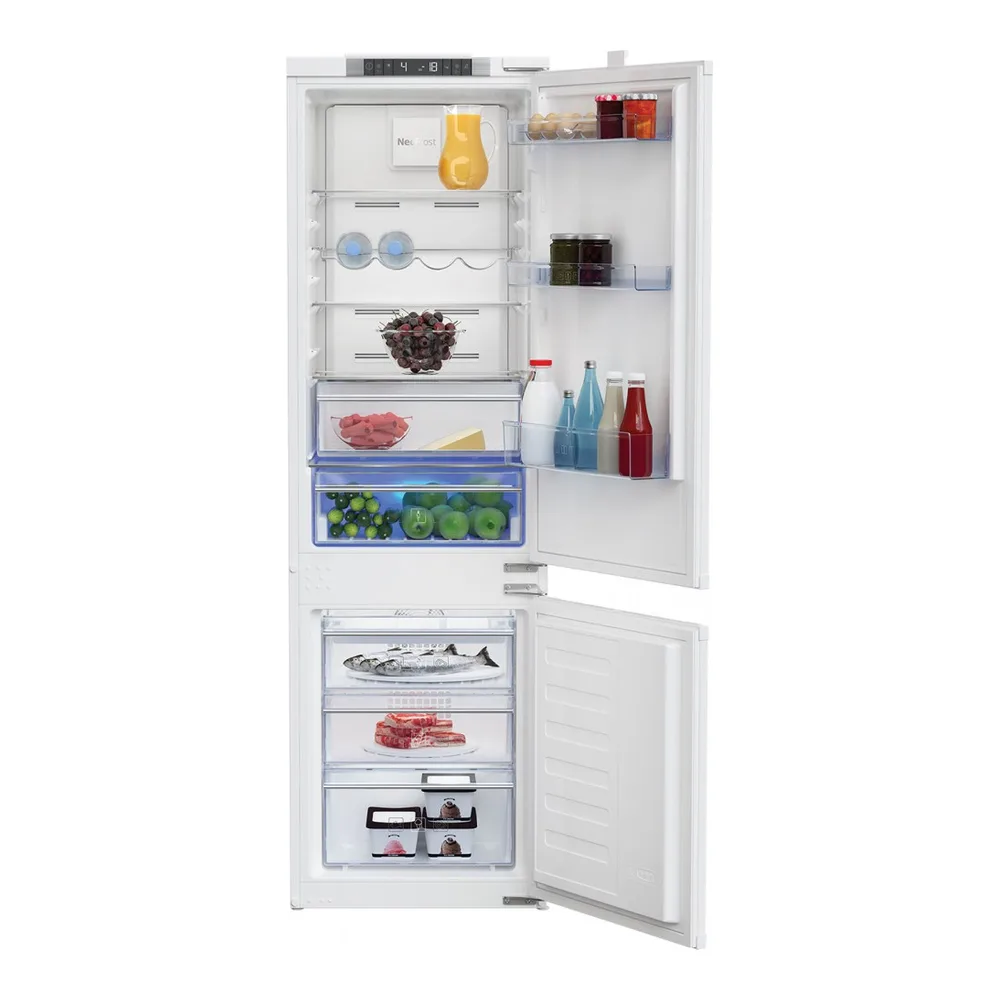 Встраиваемый двухкамерный холодильник Beko BCNA 275 E2S