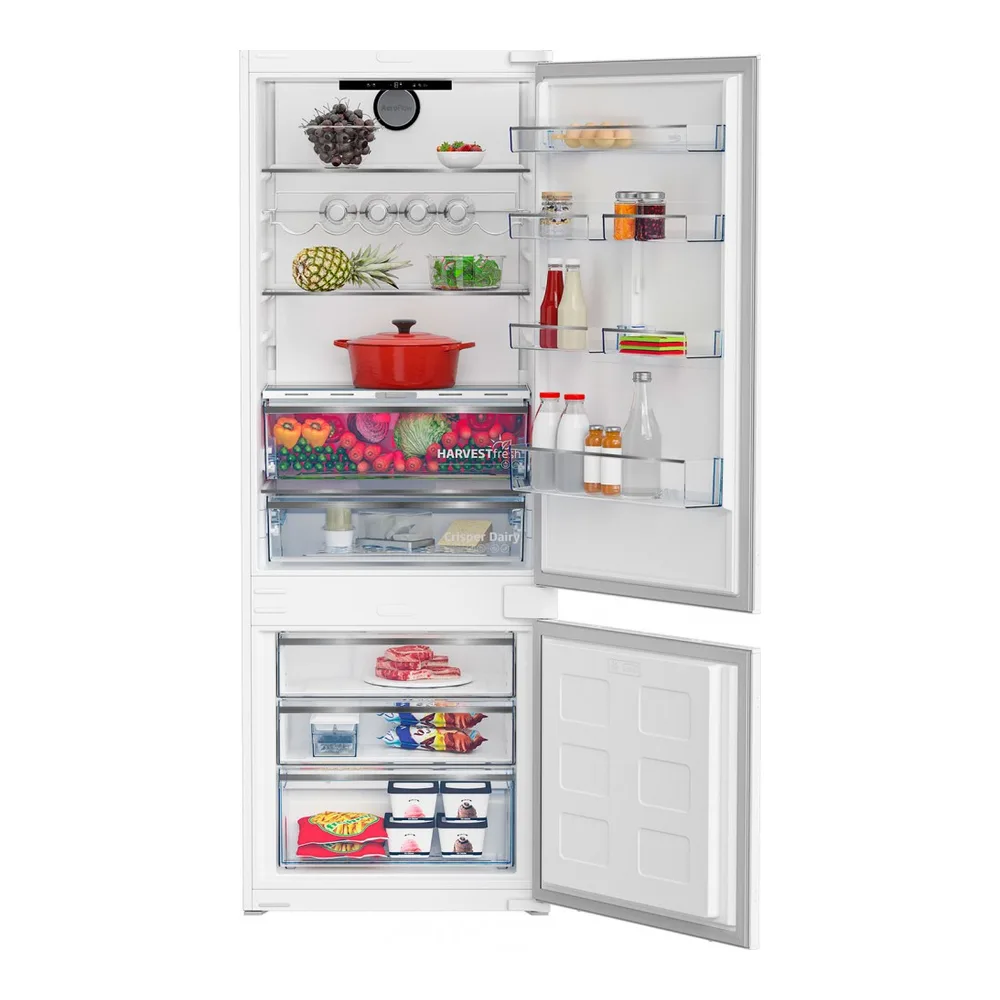 Встраиваемый двухкамерный холодильник Beko BCNE400I35ZS