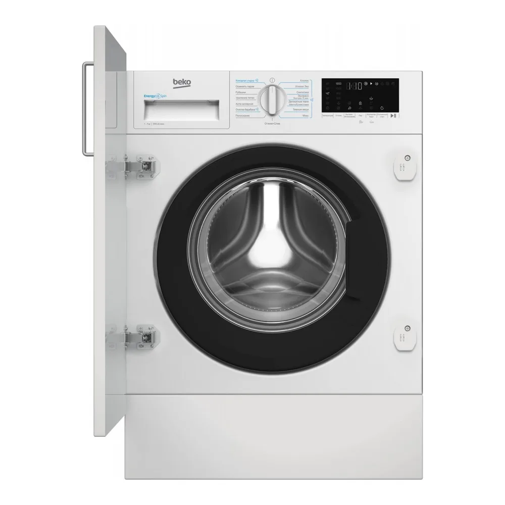 Встраиваемая стиральная машина Beko BI3WBT8721 W белая