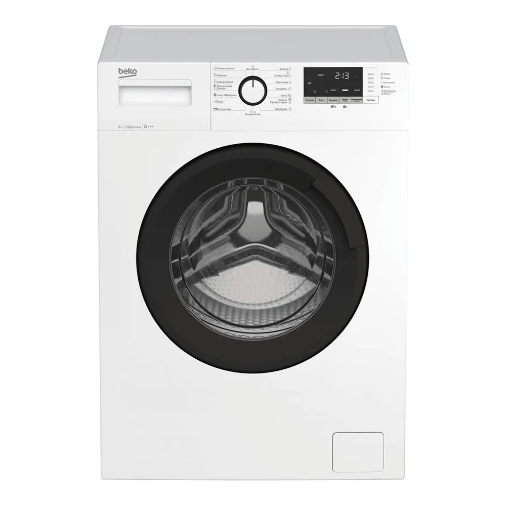 Стиральная машина Beko WRE6512ZAW, белая