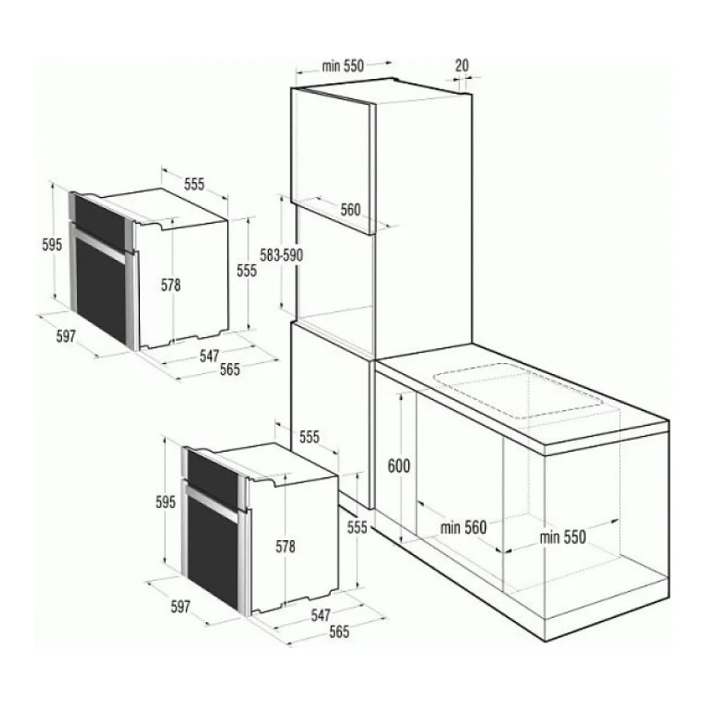 Духовой шкаф GORENJE BO 72 SY2B