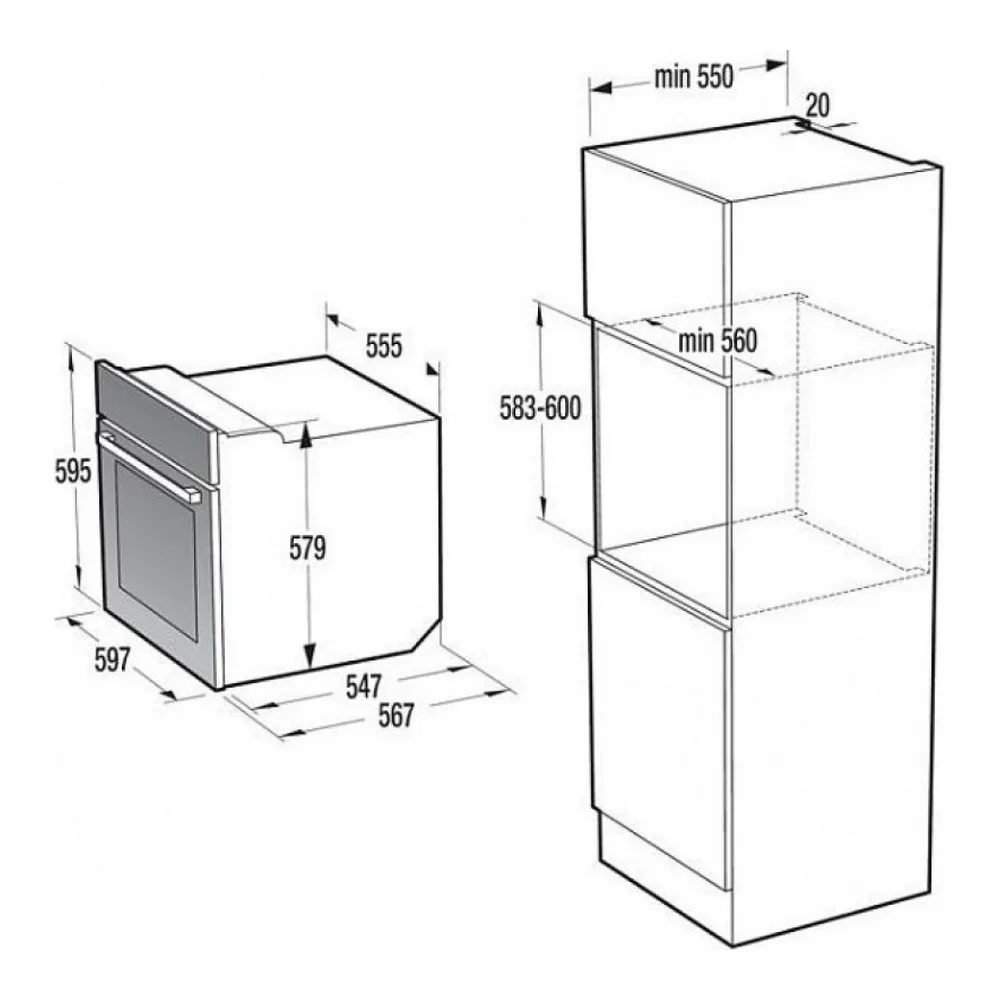 Духовой шкаф GORENJE BO 758 A31 WG