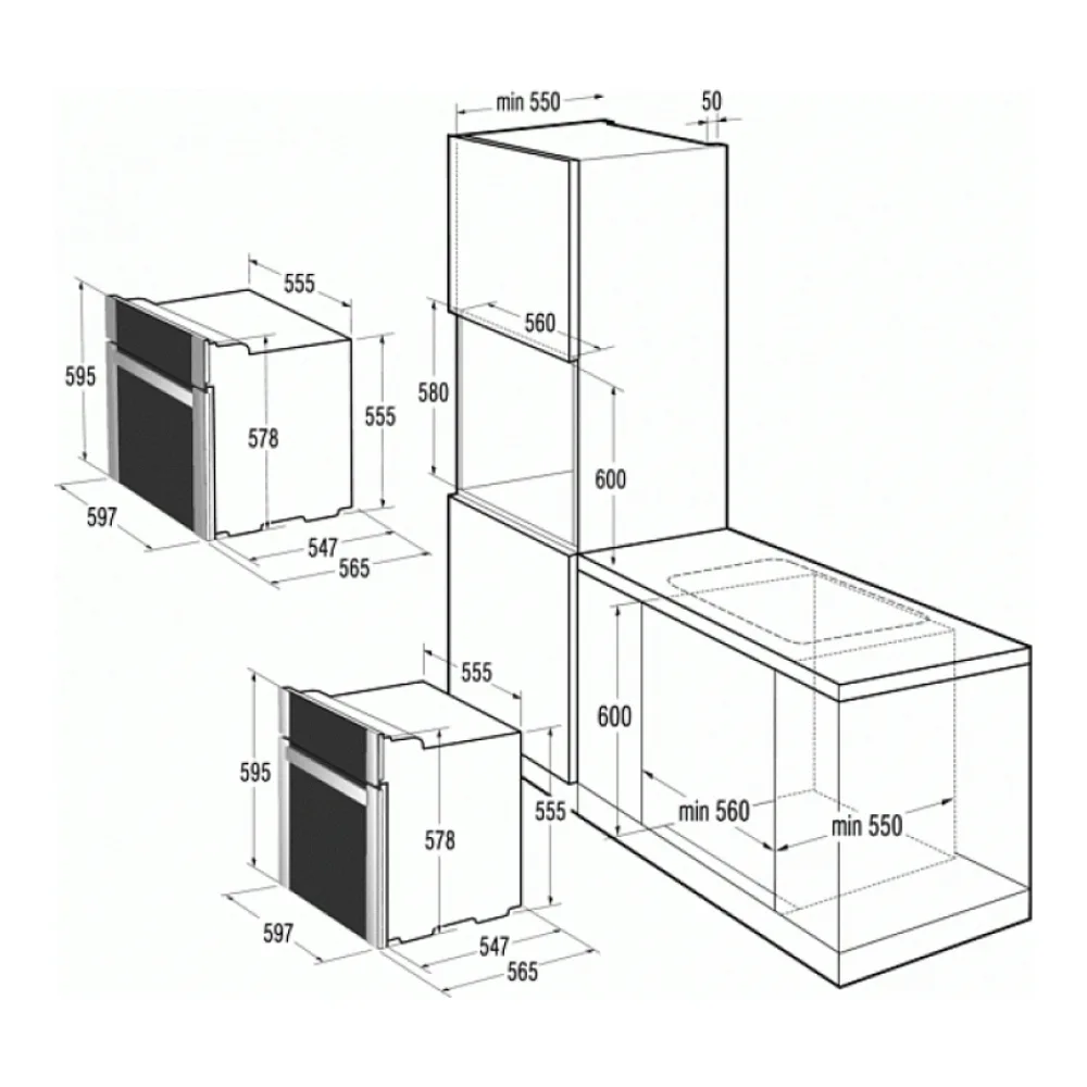 Духовой шкаф GORENJE BO6343AX