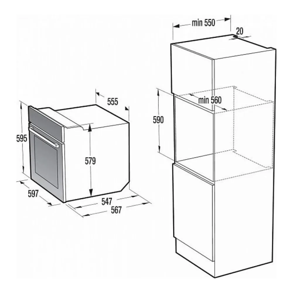 Духовой шкаф GORENJE BO636E11X