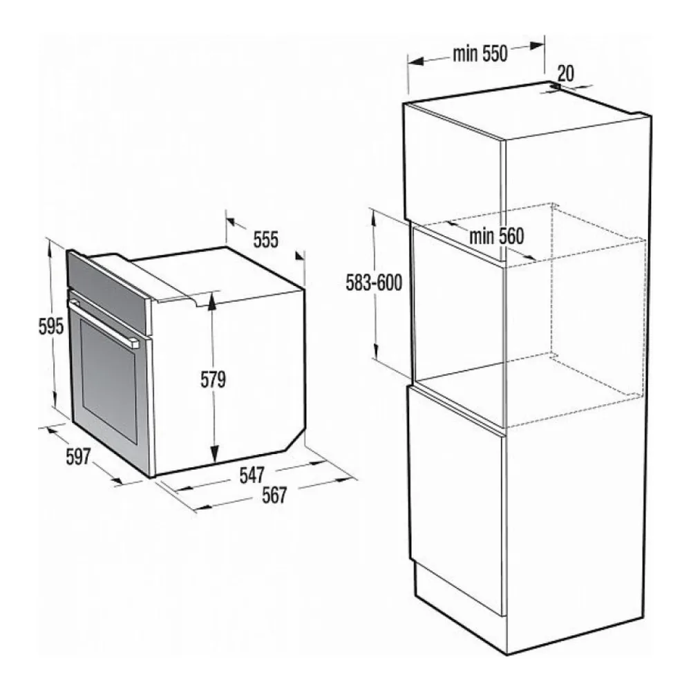 Духовой шкаф GORENJE BO735E11X-S