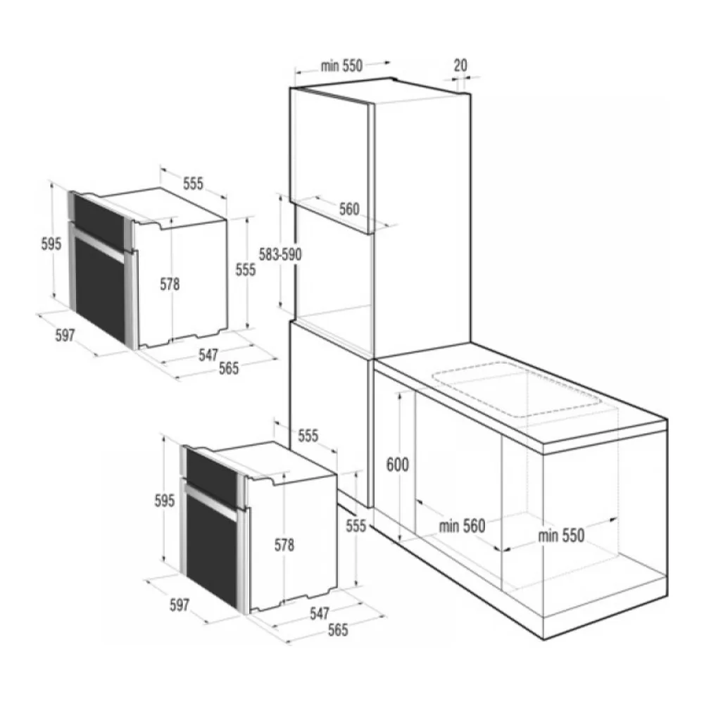 Духовой шкаф GORENJE BO73B