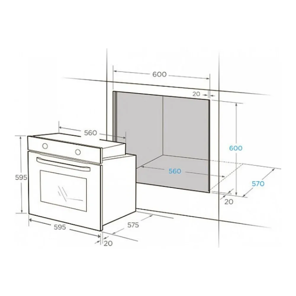 Духовой шкаф MIDEA MO 781 E 4 SPX