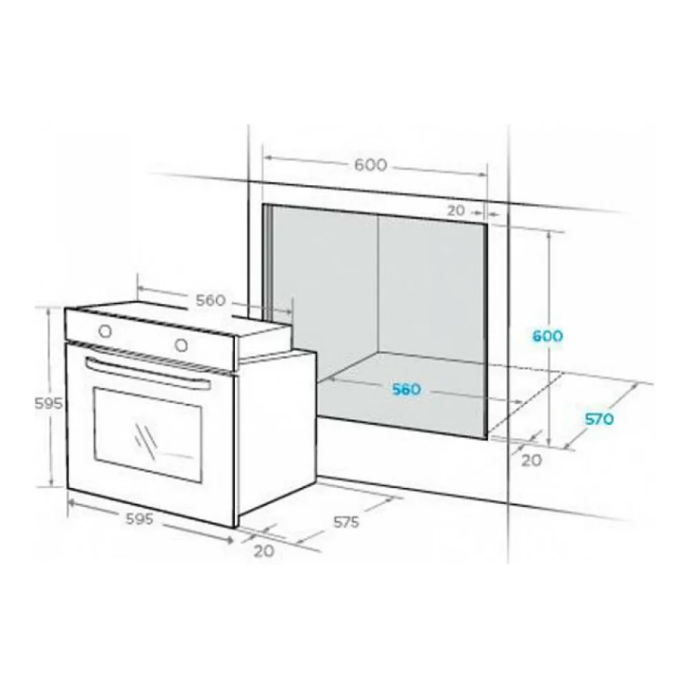 Духовой шкаф MIDEA MO68111X