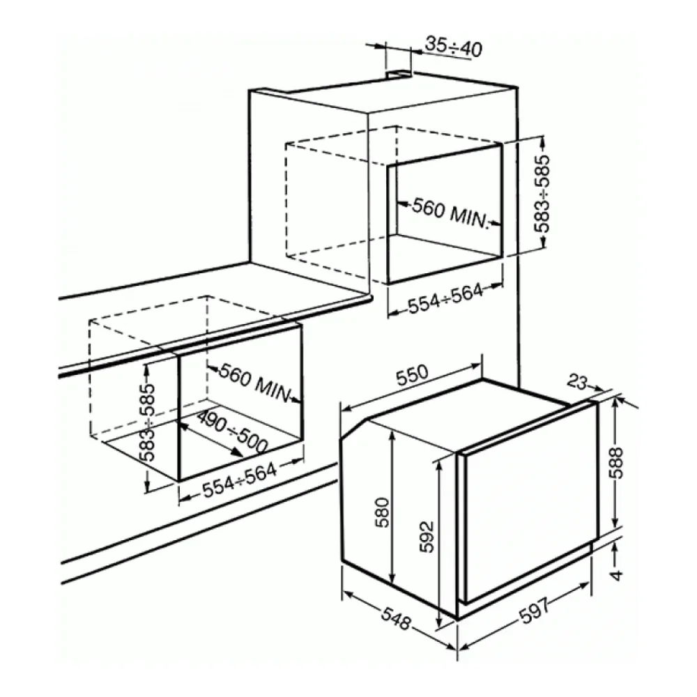 Духовой шкаф SMEG SF6922XPZE1
