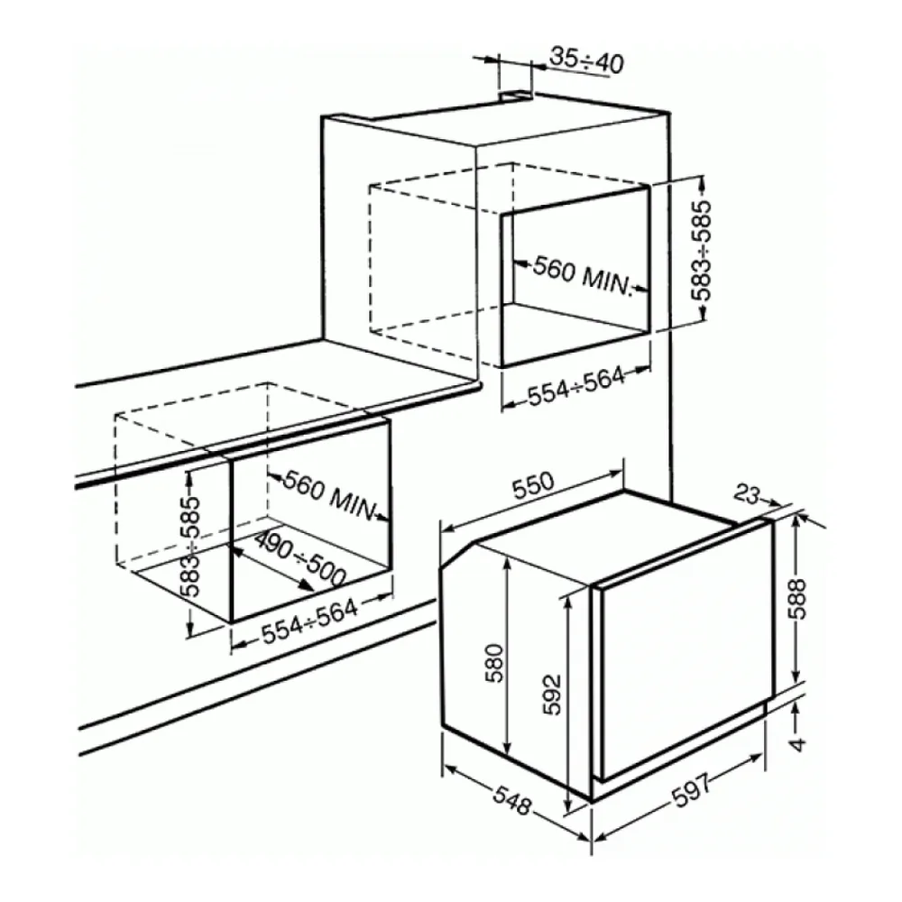 Духовой шкаф SMEG SFP6604STNX