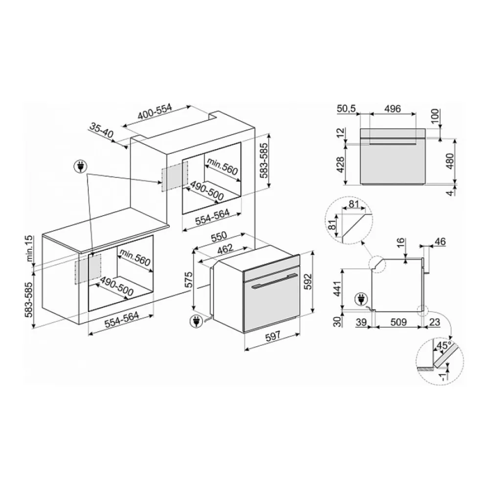 Духовой шкаф SMEG SO6102TN