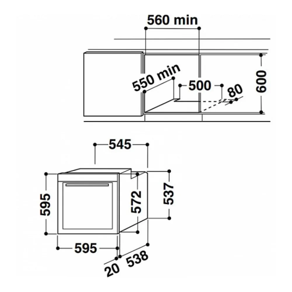 Духовой шкаф WHIRLPOOL AKP 263 NA