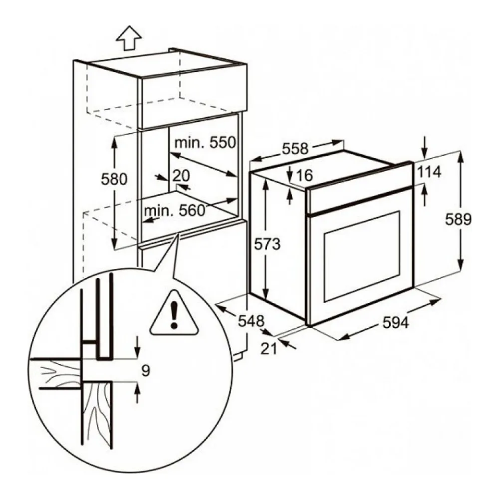 Духовой шкаф ZANUSSI ZOB 21301 LR