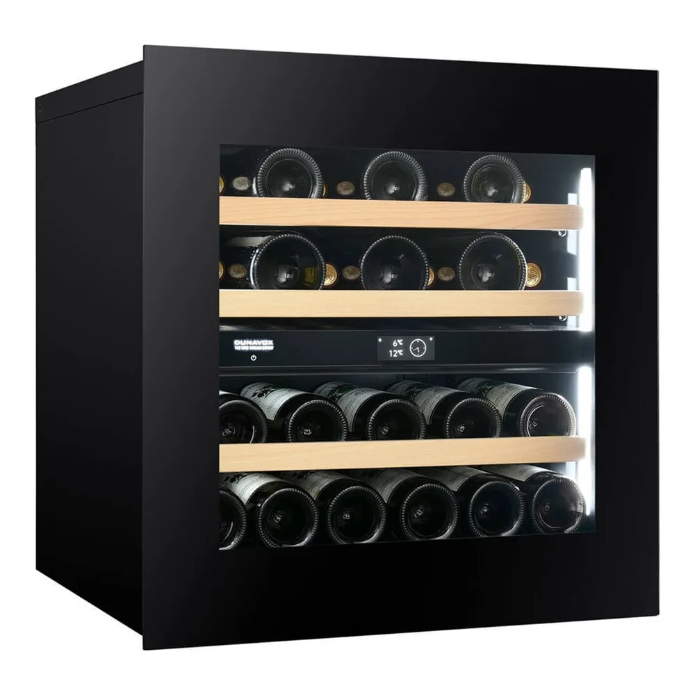 Встраиваемый винный шкаф Dunavox DVN-25.65DB.TO