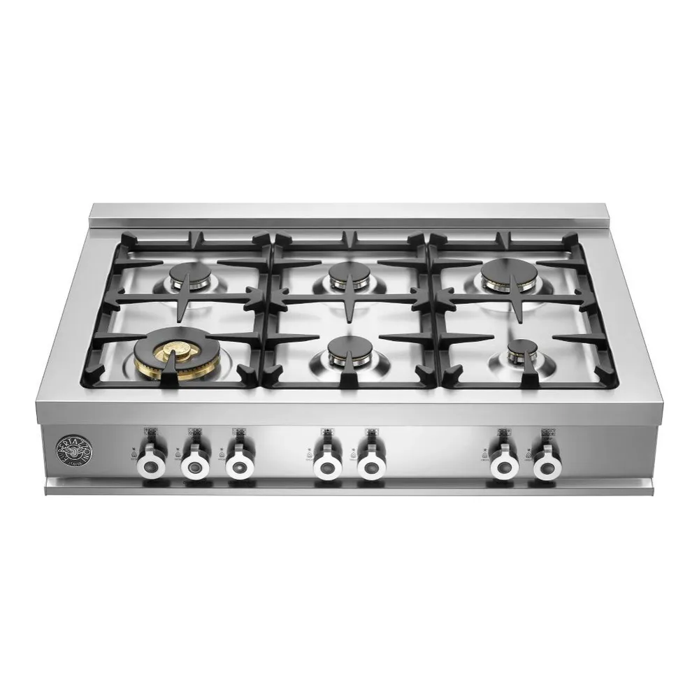 Газовая варочная панель BERTAZZONI CB36 6 0 X