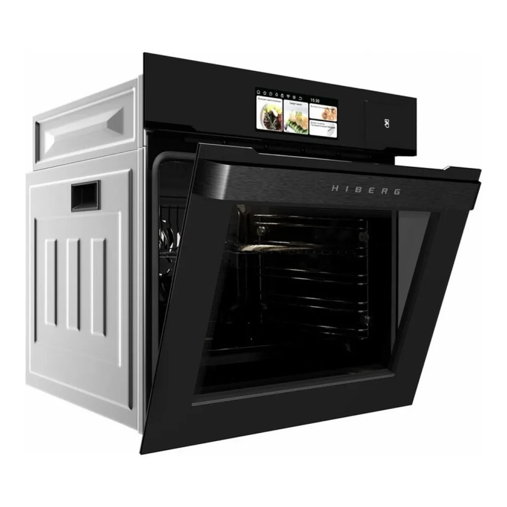 Духовой шкаф HIBERG S-VM 6615 B I-SMART