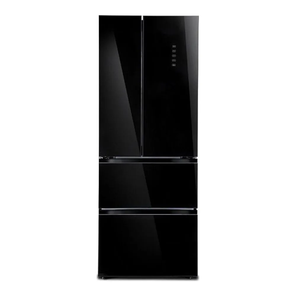 Холодильник TESLER RFD-360I BLACK GLASS