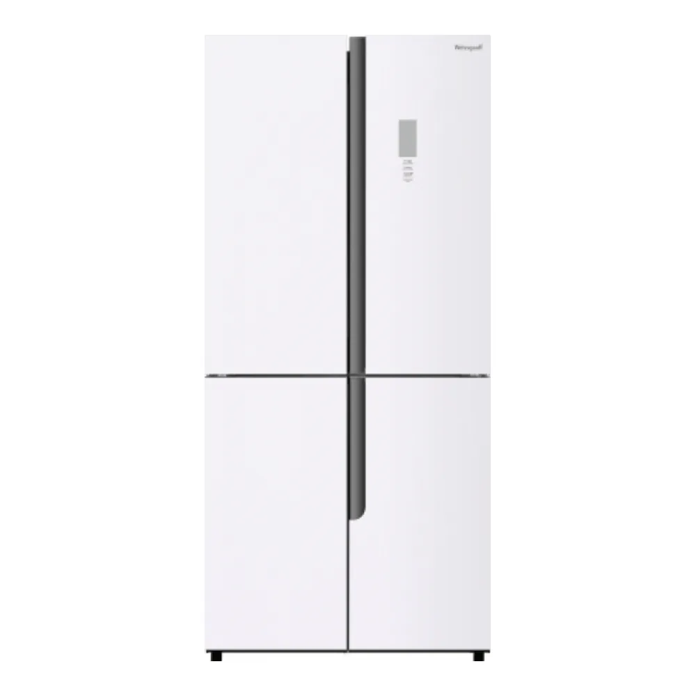 Холодильник WEISSGAUFF WCD 450 WHITE ROCK GLASS NOFROST INVERTER