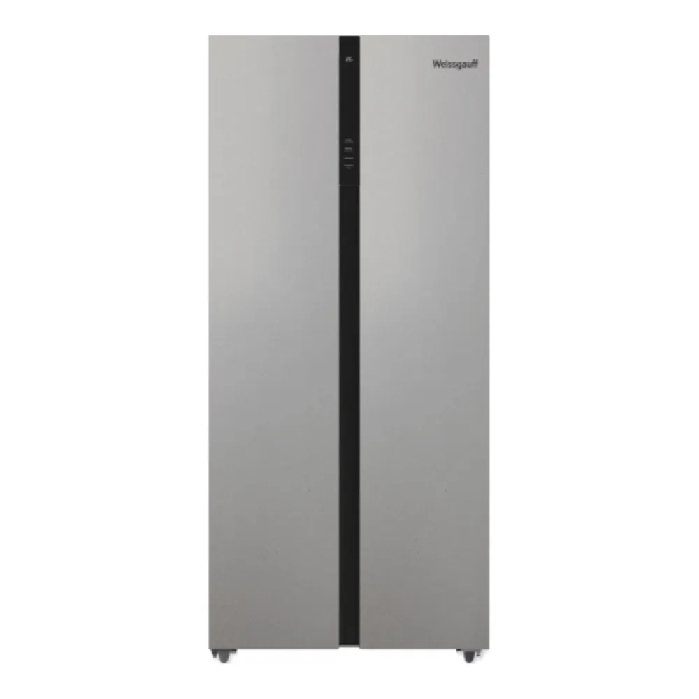 Холодильник WEISSGAUFF WSBS 500 INVERTER NOFROST BRU STEEL GLASS