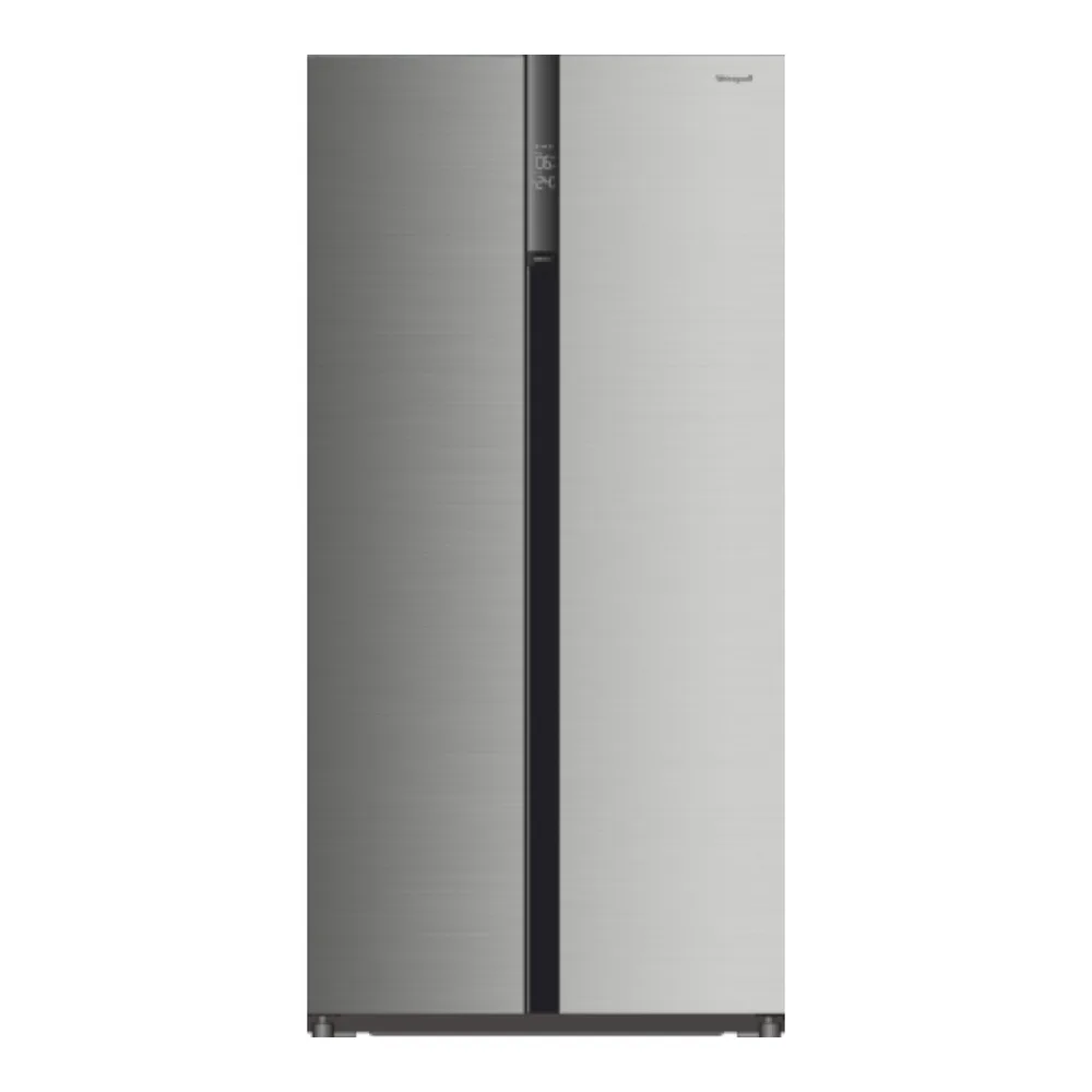 Холодильник WEISSGAUFF WSBS 590 NOFROST INVERTER PREMIUM INOX GLASS