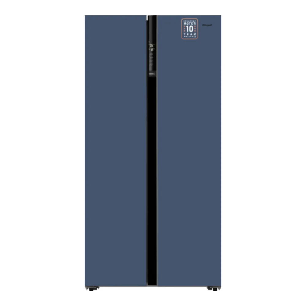 Холодильник WEISSGAUFF WSBS 600 NOFROST INVERTER BLUE GLASS