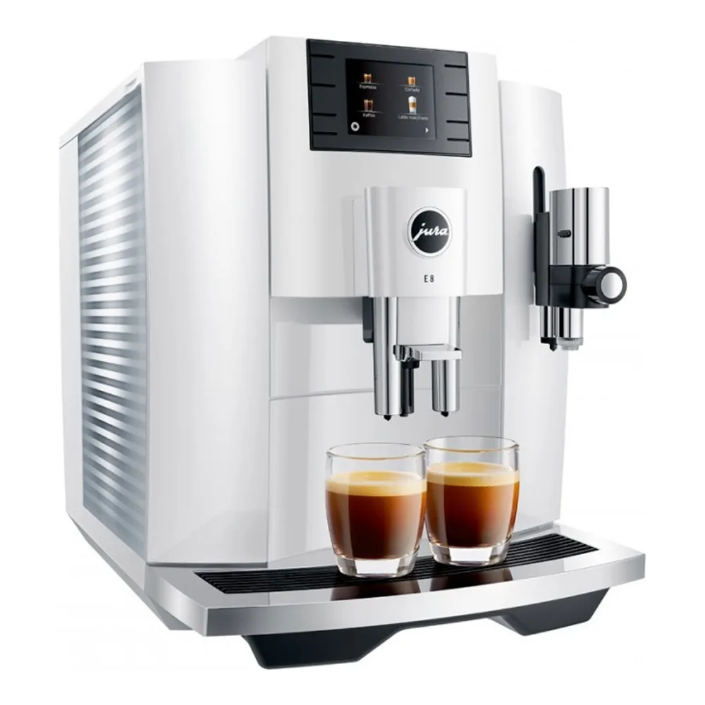 Кофемашина Jura E8 PIANO WHITE