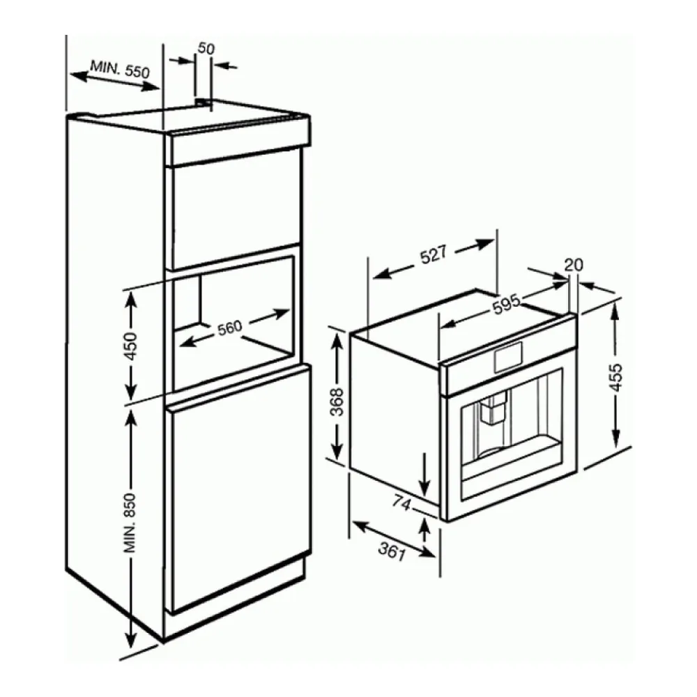 Кофемашина SMEG CMS4601NX