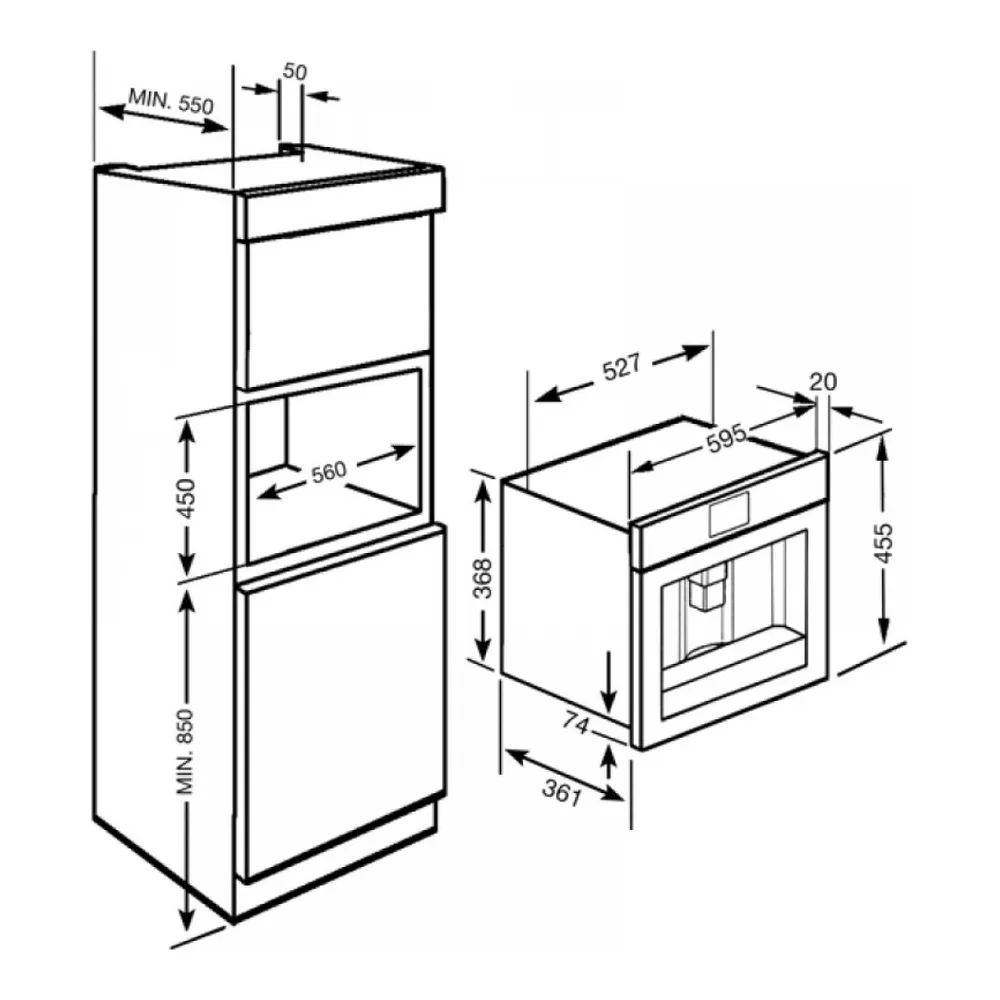 Кофемашина SMEG CMSC451