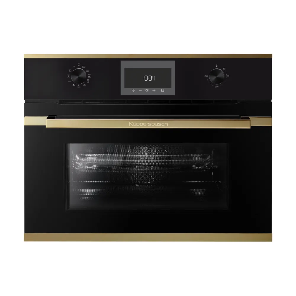 Компактный духовой шкаф с СВЧ KUPPERSBUSCH CBM 6330.0 S4 GOLD
