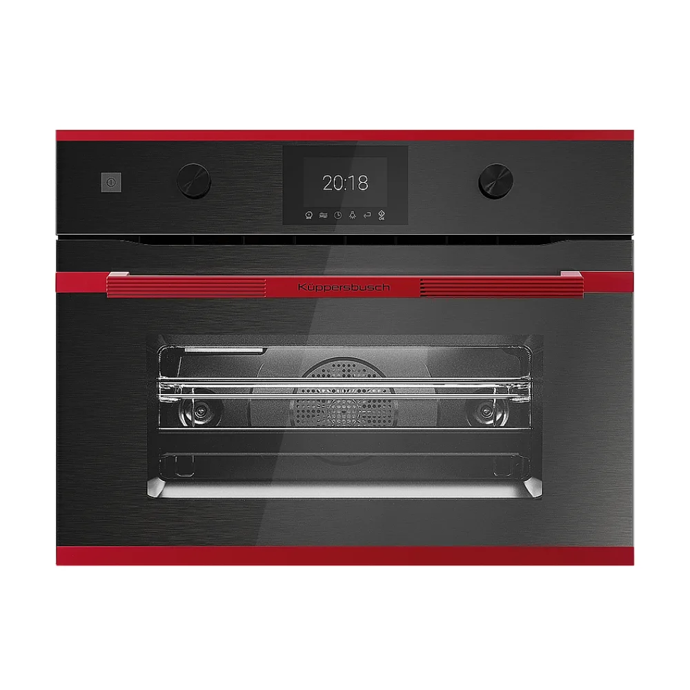 Компактный духовой шкаф с СВЧ KUPPERSBUSCH CBM 6350.0 GPH 8 HOT CHILI