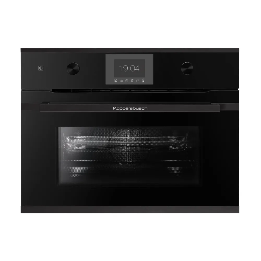 Компактный духовой шкаф с СВЧ KUPPERSBUSCH CBM 6350.0 S5 BLACK VELVET