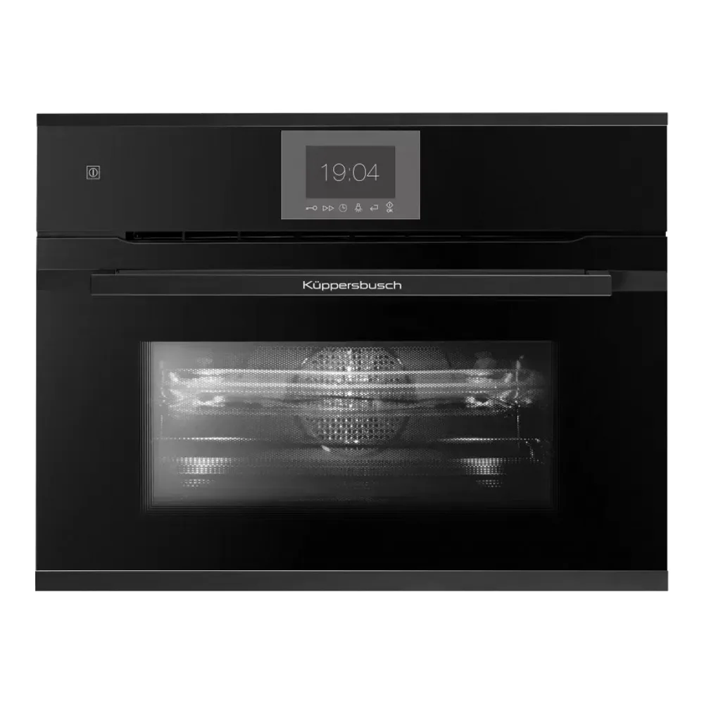 Компактный духовой шкаф с СВЧ KUPPERSBUSCH CBM 6550.0 S5 BLACK VELVET