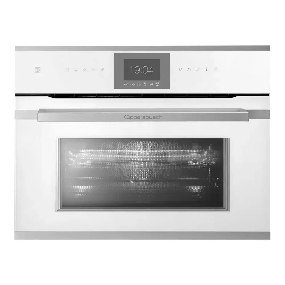 Компактный духовой шкаф с СВЧ KUPPERSBUSCH CBM 6550.0 W1 STAINLESS STEEL