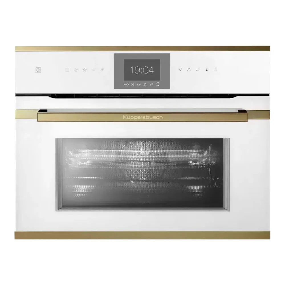 Компактный духовой шкаф с СВЧ KUPPERSBUSCH CBM 6550.0 W4 GOLD