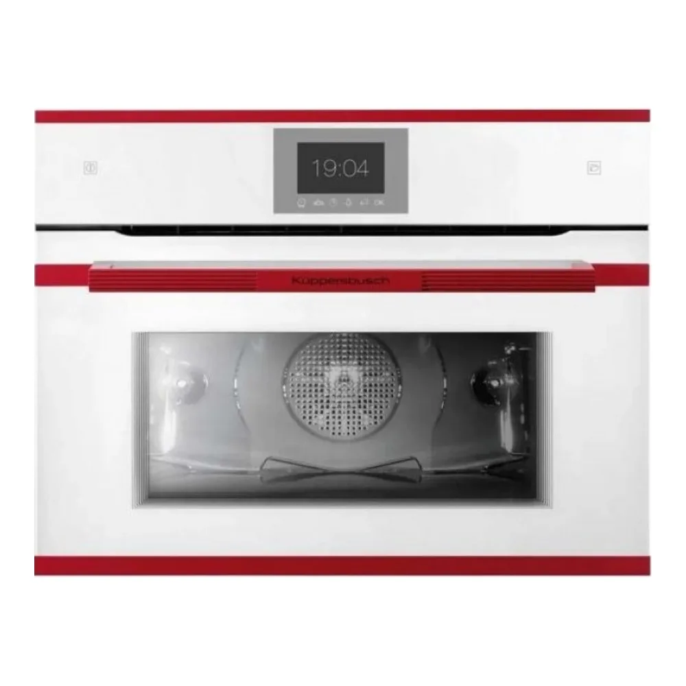 Компактный духовой шкаф с СВЧ KUPPERSBUSCH CBM 6550.0 W8 HOT CHILI