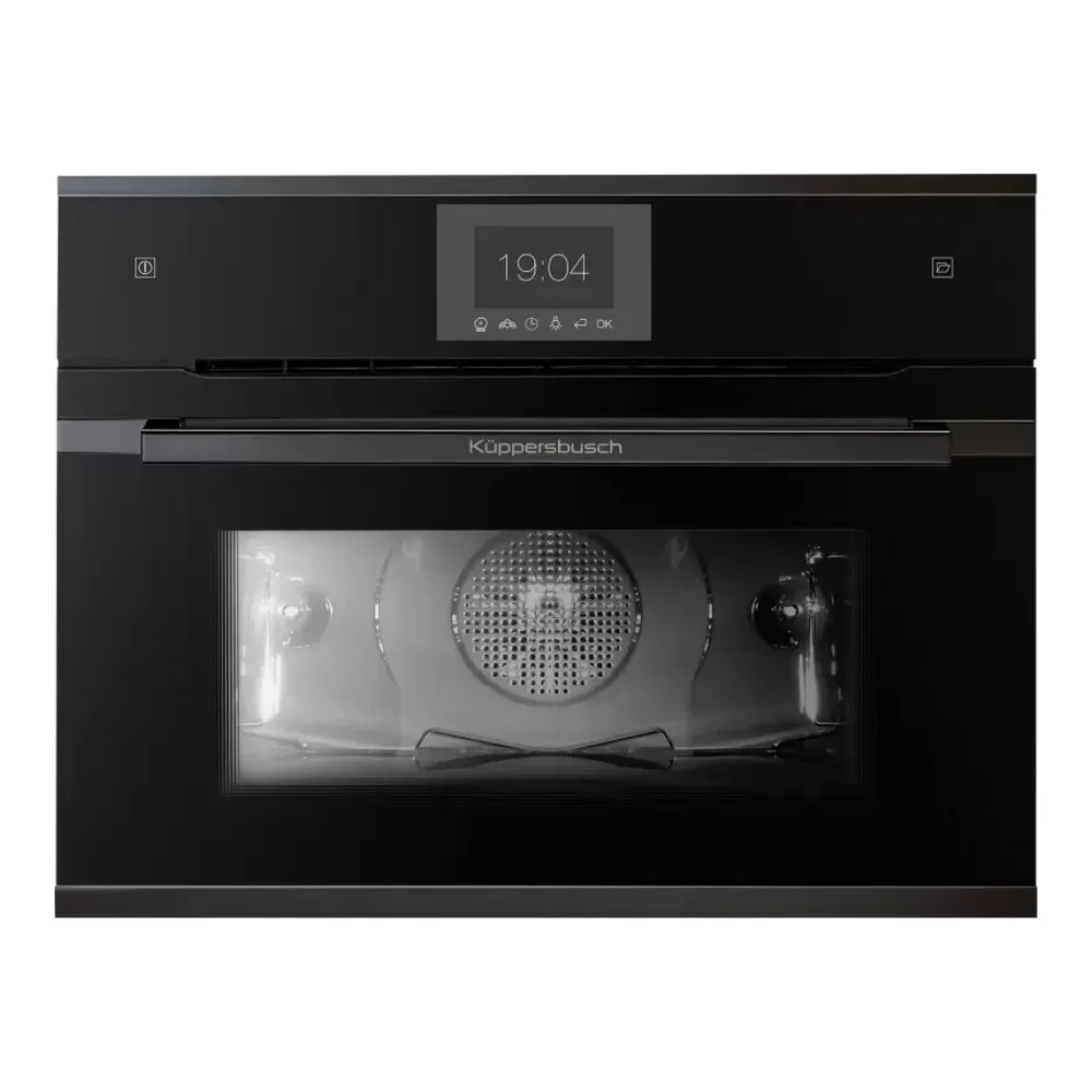 Компактный духовой шкаф с паром KUPPERSBUSCH CBD 6550.0 S2 BLACK CHROME