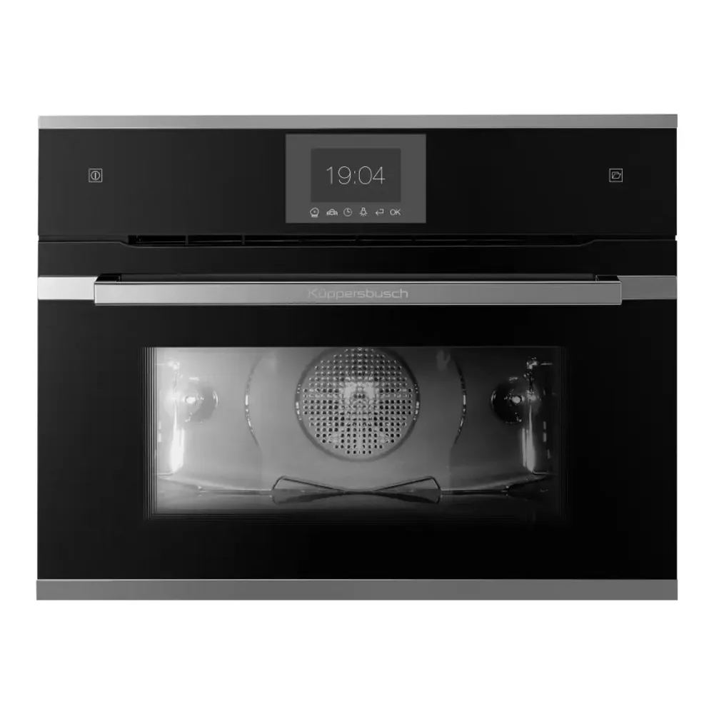 Компактный духовой шкаф с паром KUPPERSBUSCH CBD 6550.0 S3 SILVER CHROME