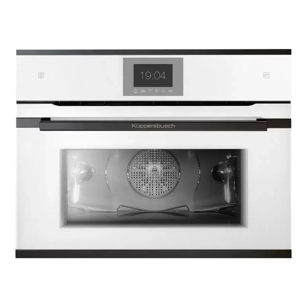 Компактный духовой шкаф с паром KUPPERSBUSCH CBD 6550.0 W2 BLACK CHROME