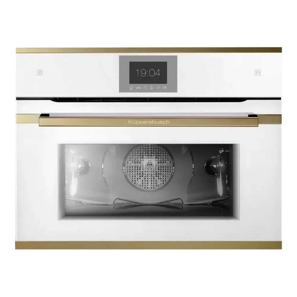 Компактный духовой шкаф с паром KUPPERSBUSCH CBD 6550.0 W4 GOLD