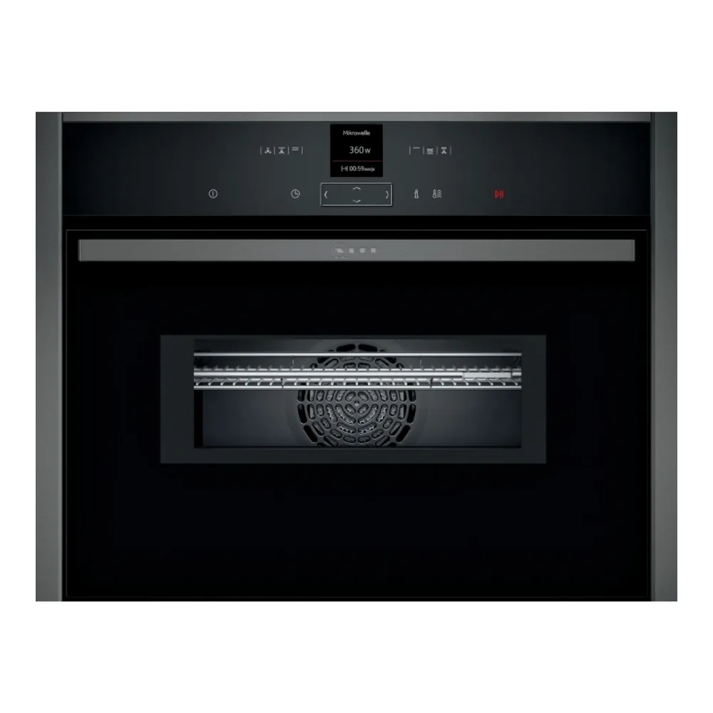 Компактный духовой шкаф с СВЧ NEFF C17MR02G0
