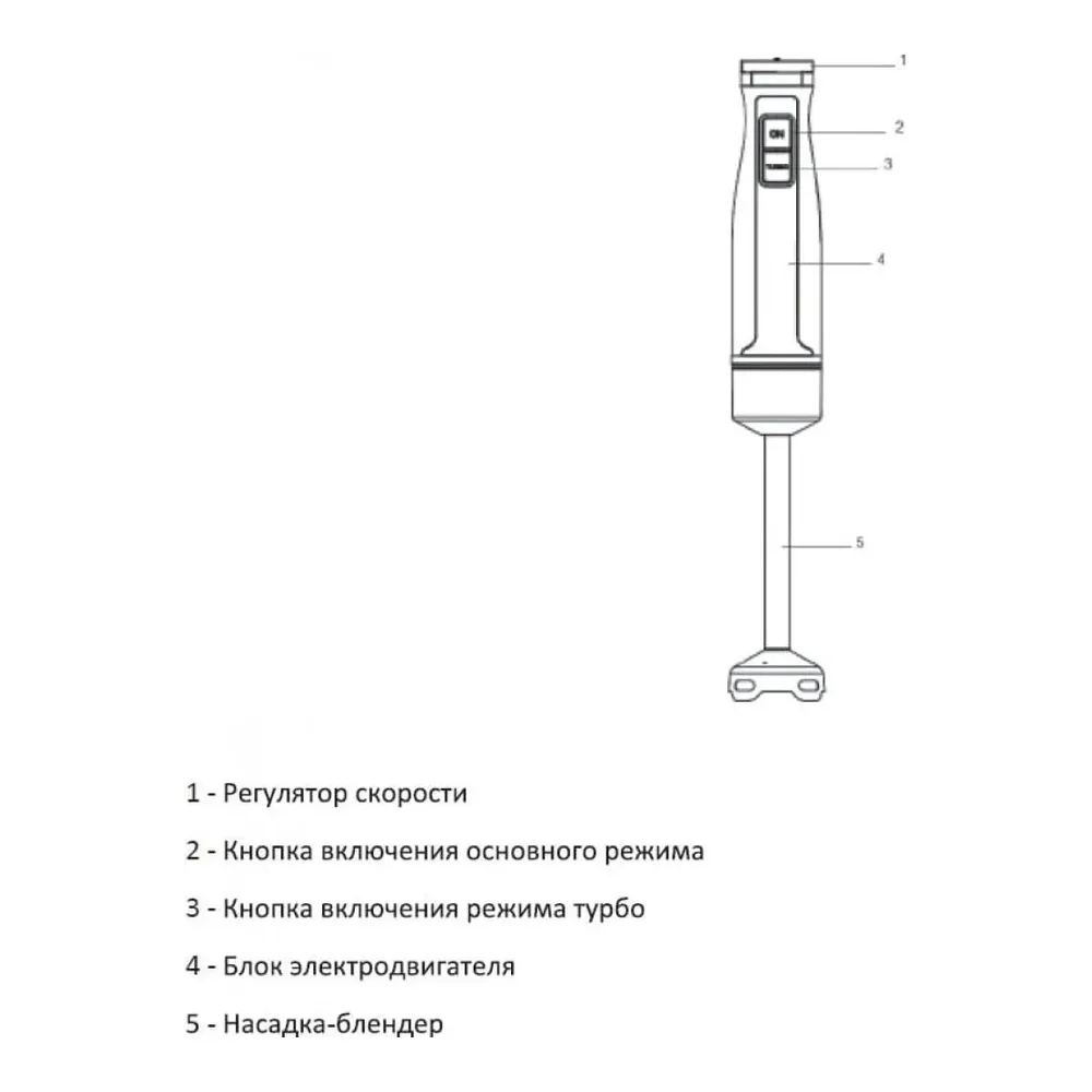 Схема встраивания Блендер Korting KHB 0307 N