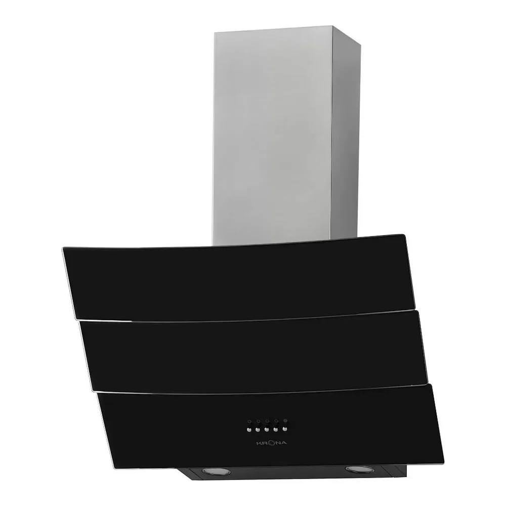 Вытяжка KRONA INGA 600 inox/black push button