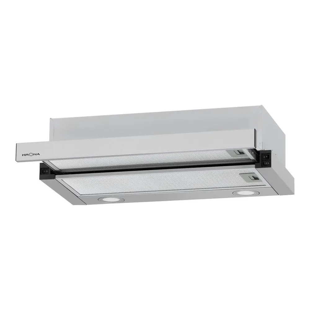 Встраиваемая вытяжка Krona KAMILLA T 600 INOX (2 мотора)