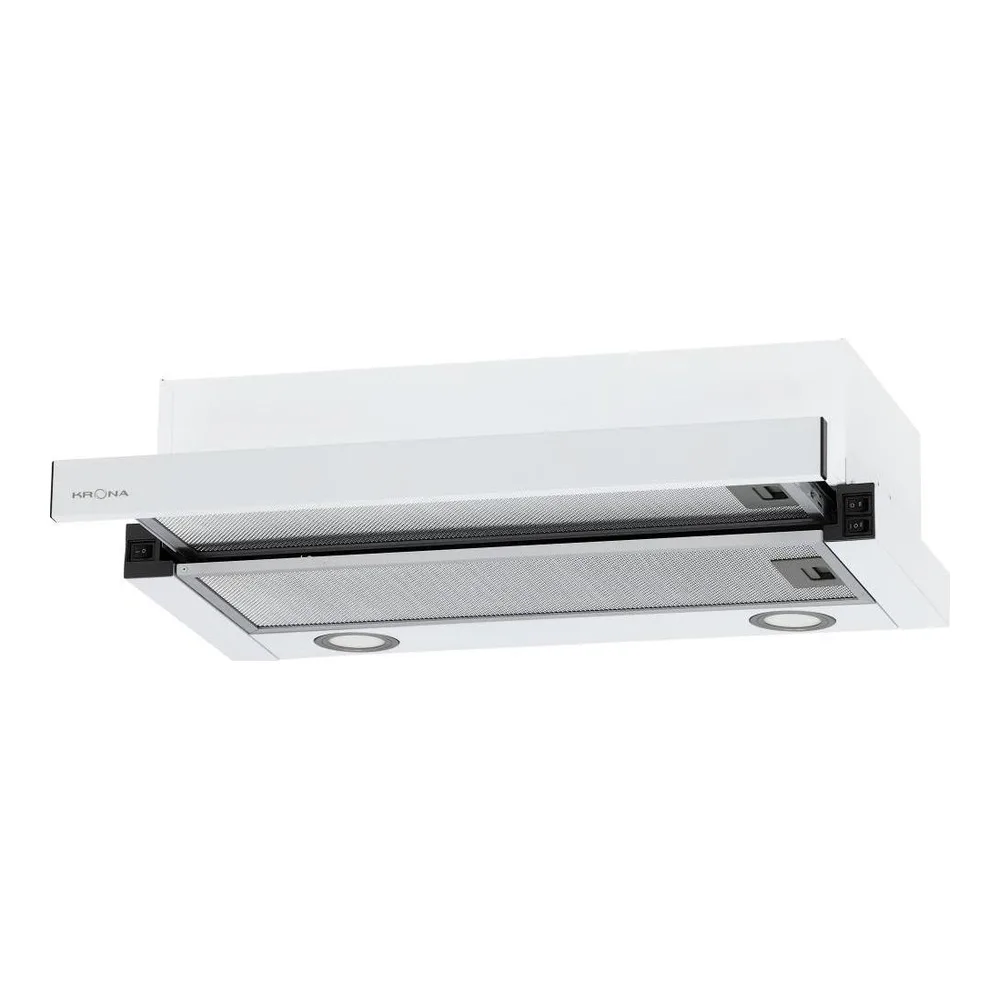 Встраиваемая вытяжка Krona KAMILLA T 600 WHITE (1 мотор)