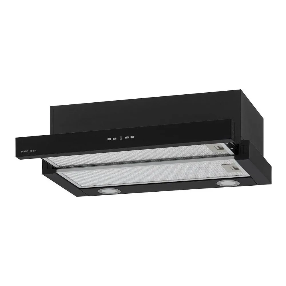 Встраиваемая вытяжка Krona KAMILLA TK 600 BLACK (1 мотор)