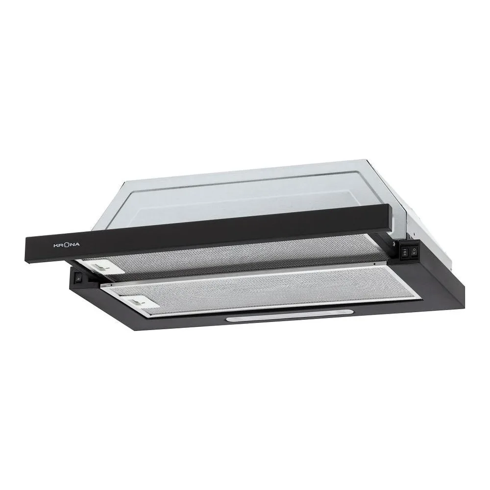 Встраиваемая вытяжка Krona KERRY 600 BLACK PB