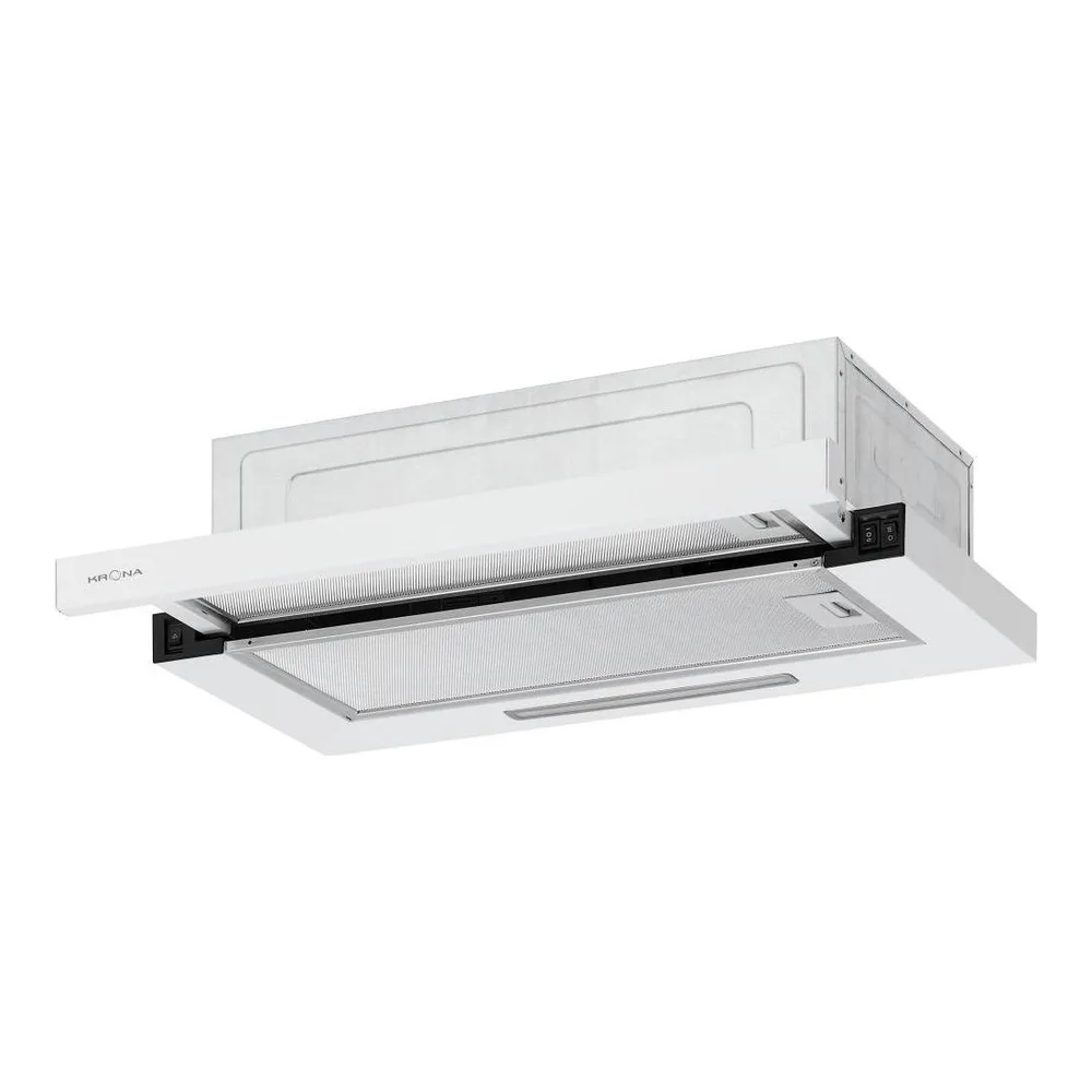 Встраиваемая вытяжка KRONA KERRY E 600 WHITE PB V2
