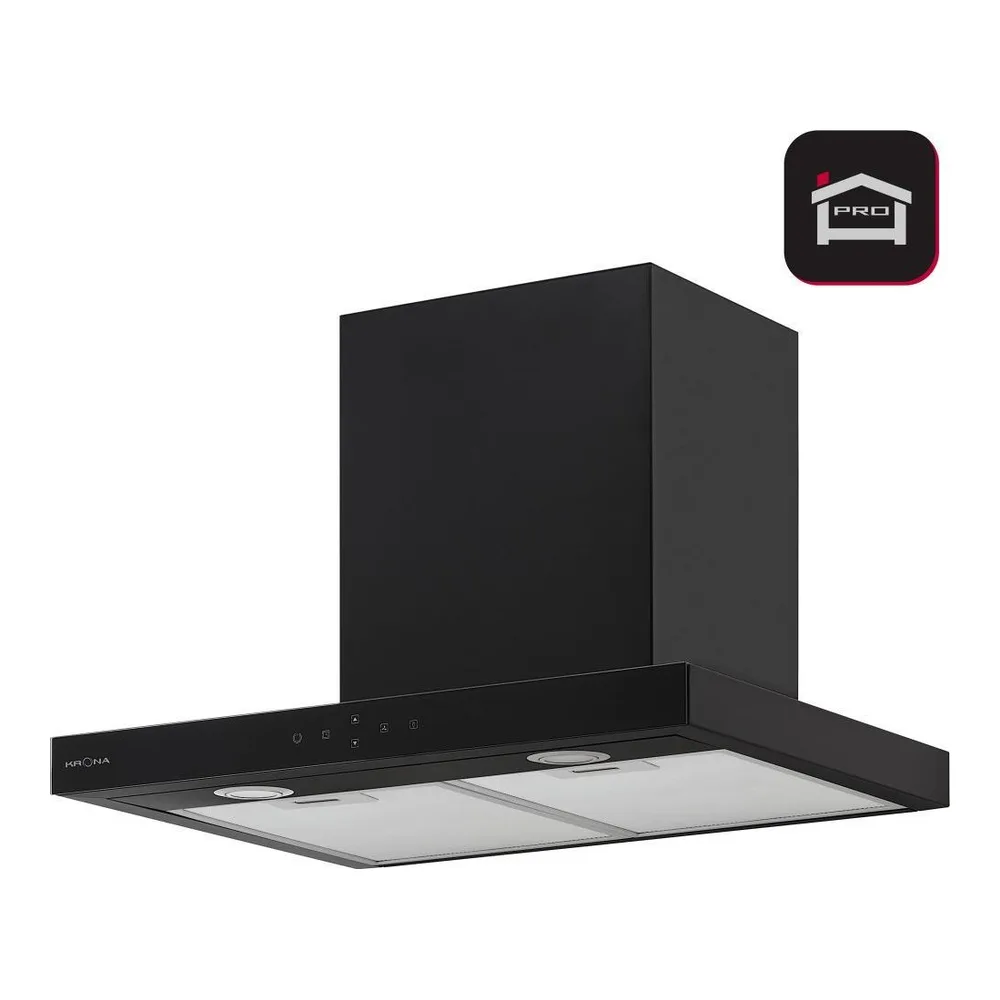 Вытяжка Krona ONYX 600 GLASS BLACK S