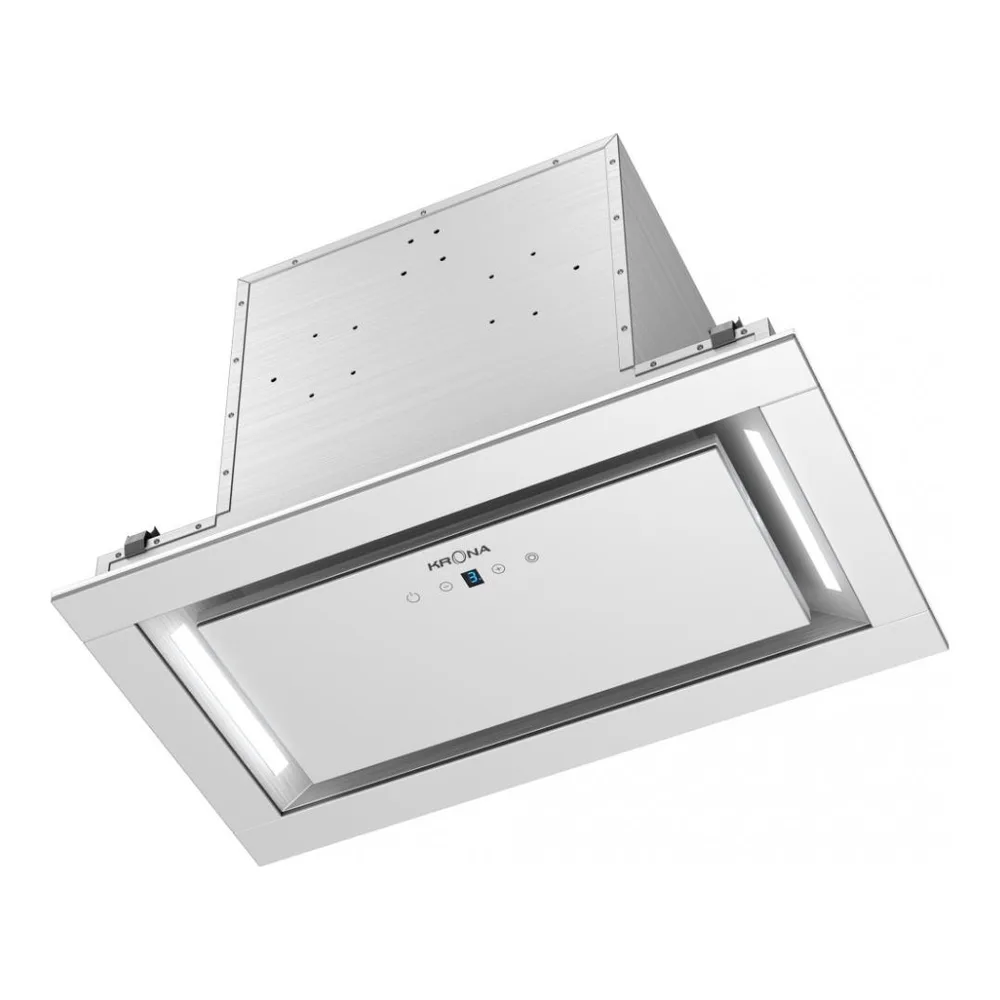 Встраиваемая вытяжка KRONA SELINA 600 GLASS white S