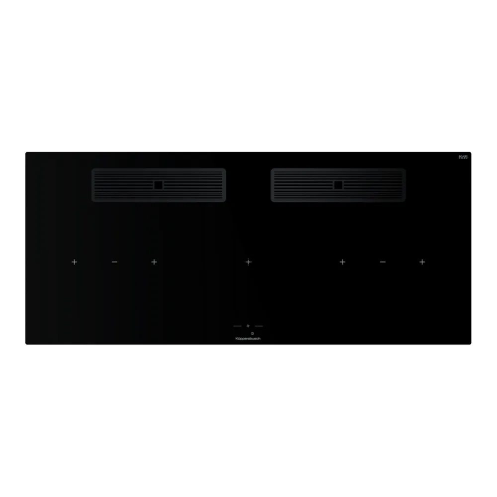 Индукционная варочная поверхность с вытяжкой Kuppersbusch KMI 12850.0 SR-E Black Velvet